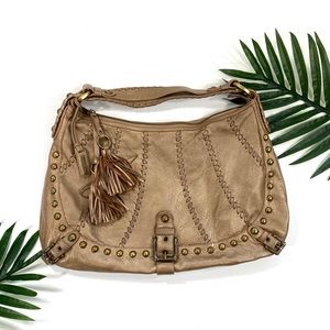 Isabella Fiore Large Shoulder Bag, Champagne